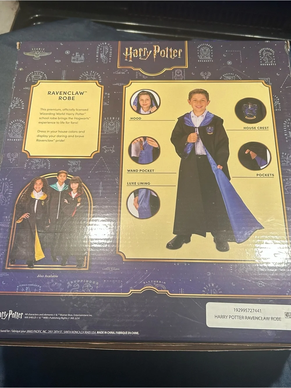Harry Potter Ravenclaw Hogwarts Official Cosplay Robe for Child